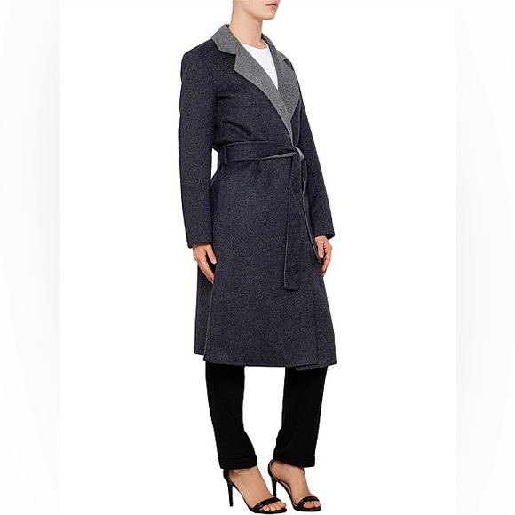 Weekend Max Mara Jackets & Blazers - Weekend MaxMara Double Faced Wool Robe Coat